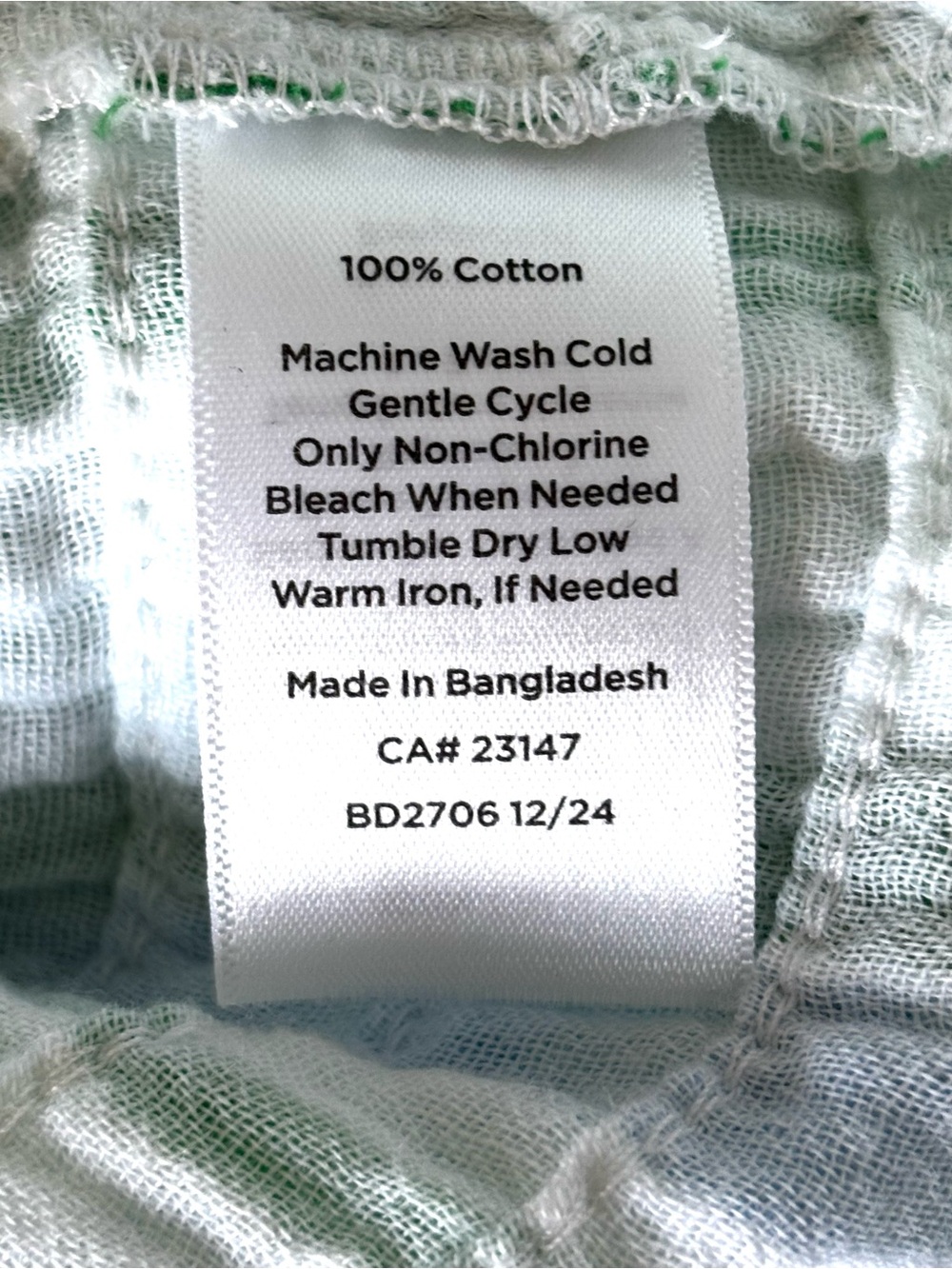 Talbots Pintuck Button Front Top Cruise Stripe Size 2XP 100% Cotton - Picture 5 of 5